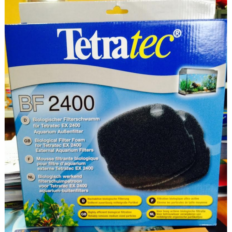 Lot de 2 mousses filtrantes pour filtre TETRA EX 2400